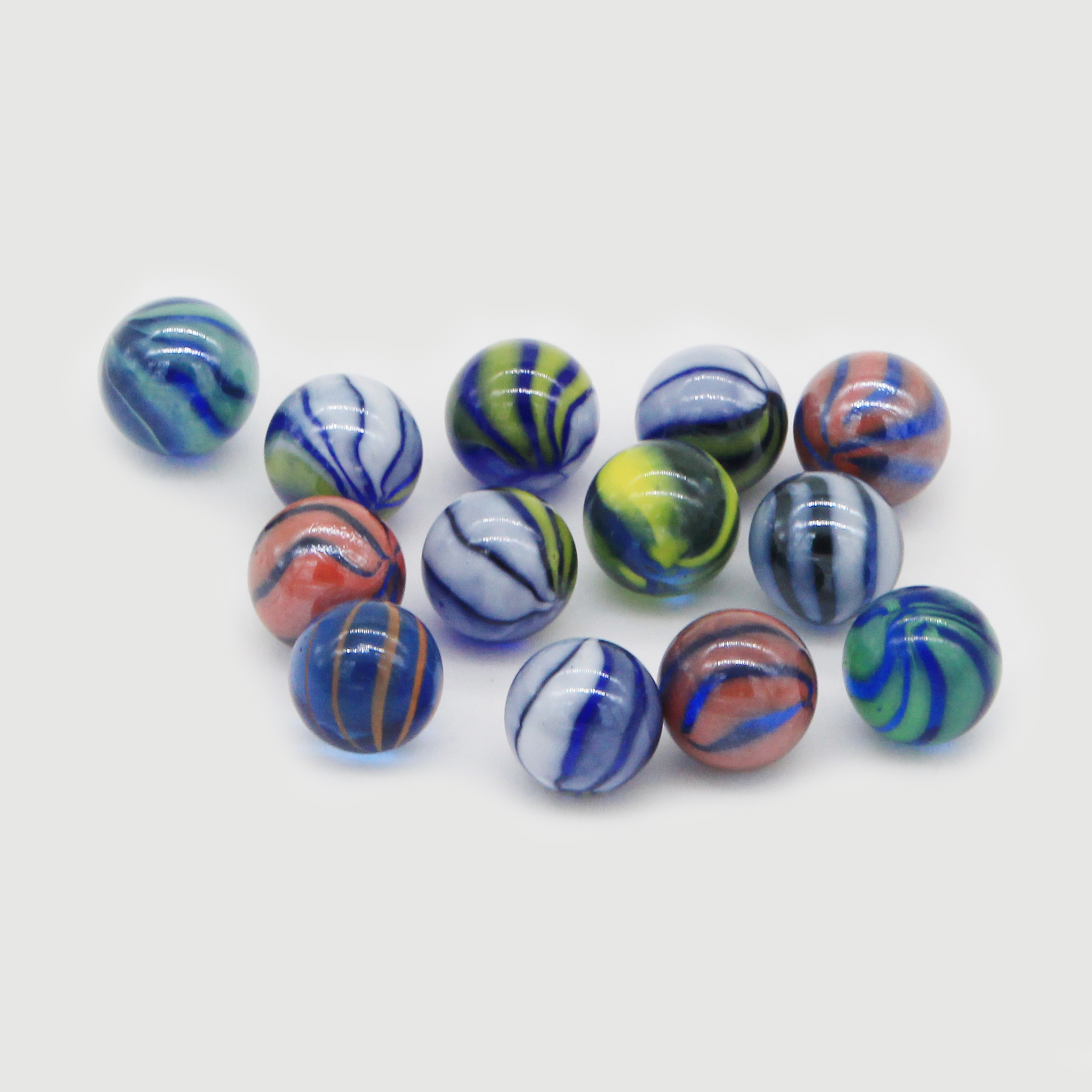 16mm and 25mm blue glass marble glass marbles
