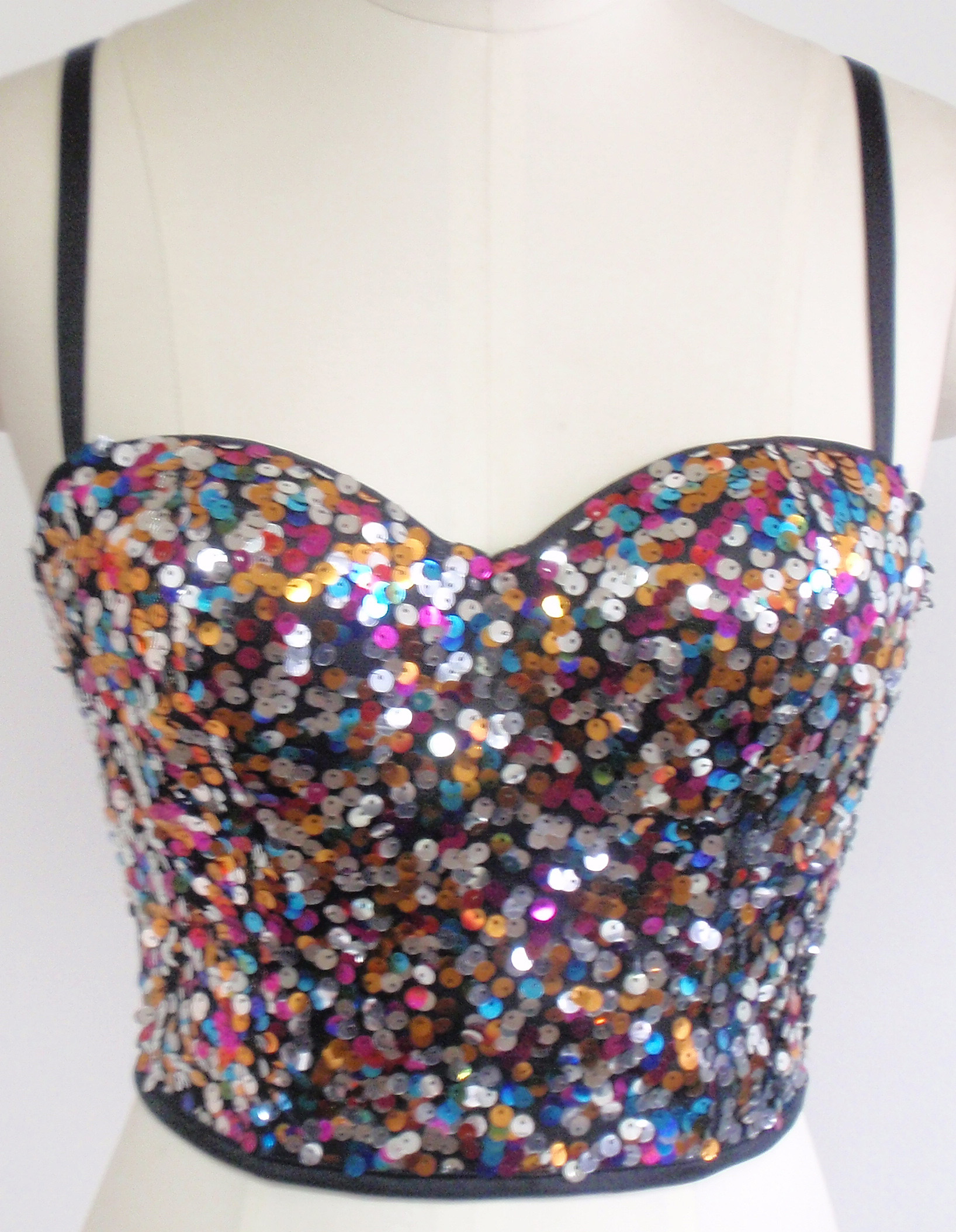 bustier sequins
