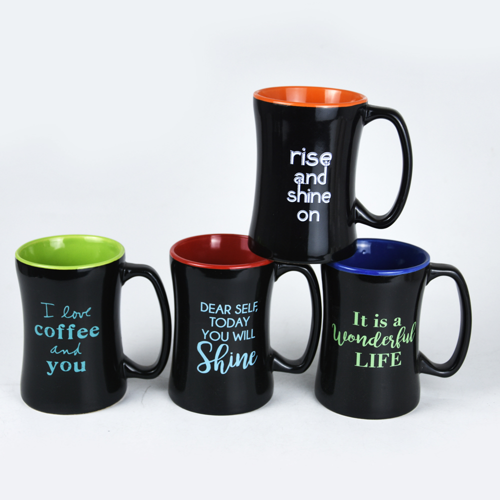 Ceramic Mug with thin weist