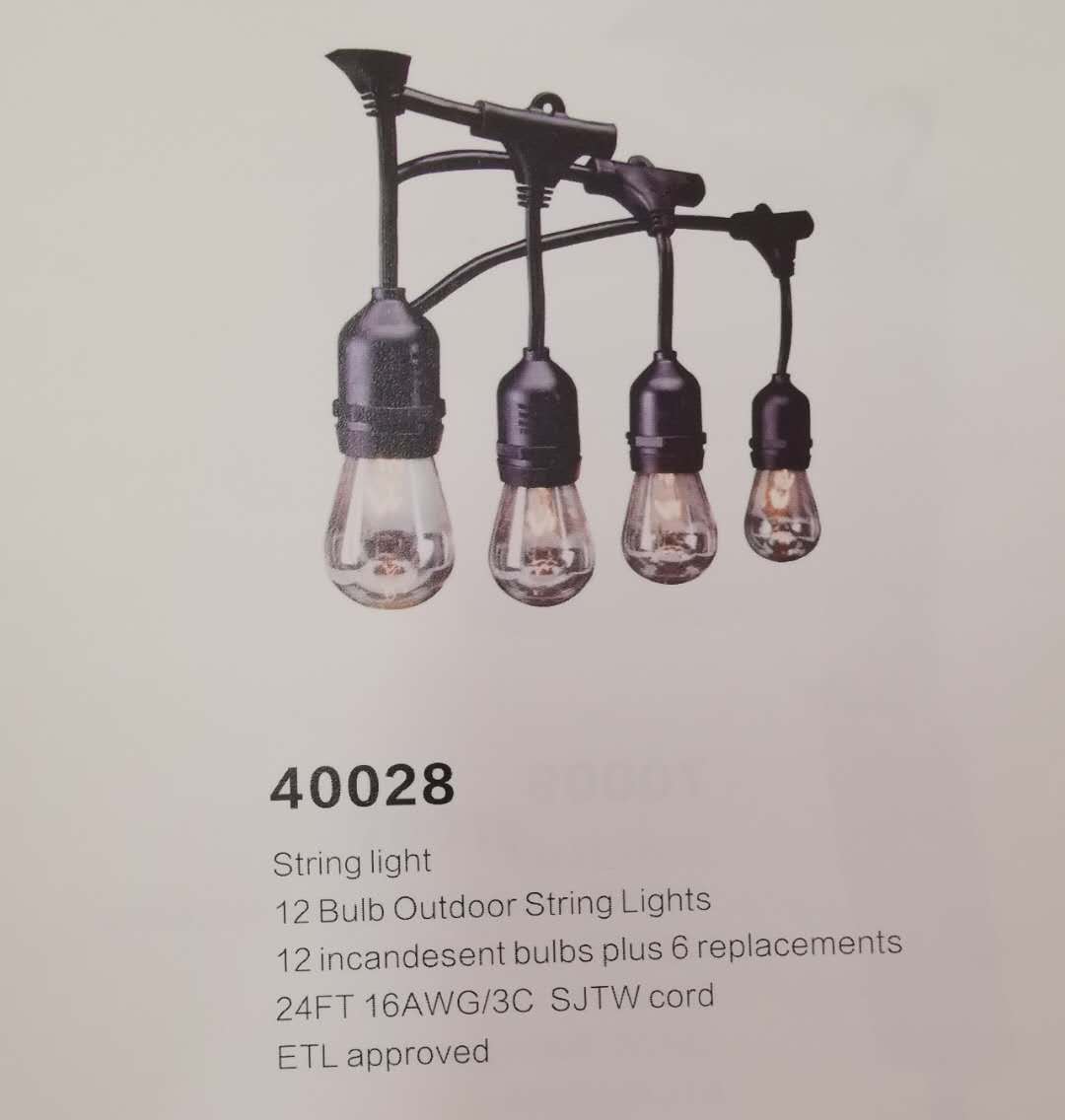 outdoor string lights
