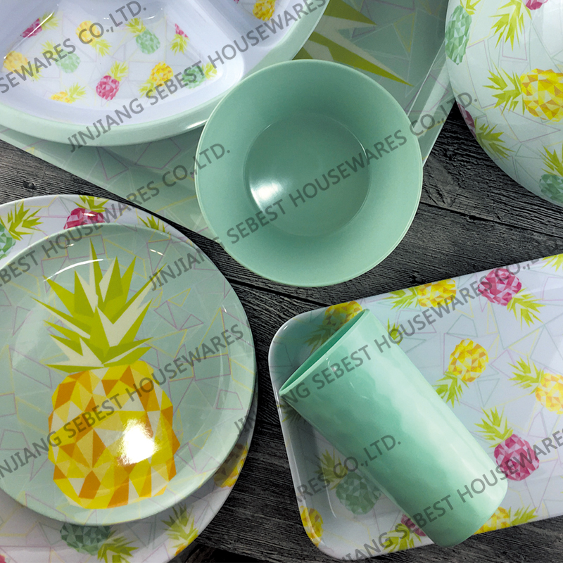 Holiday kit tropical fruit series pineapple design