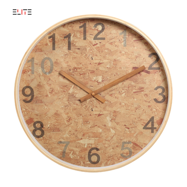 41cm plywood wall clock