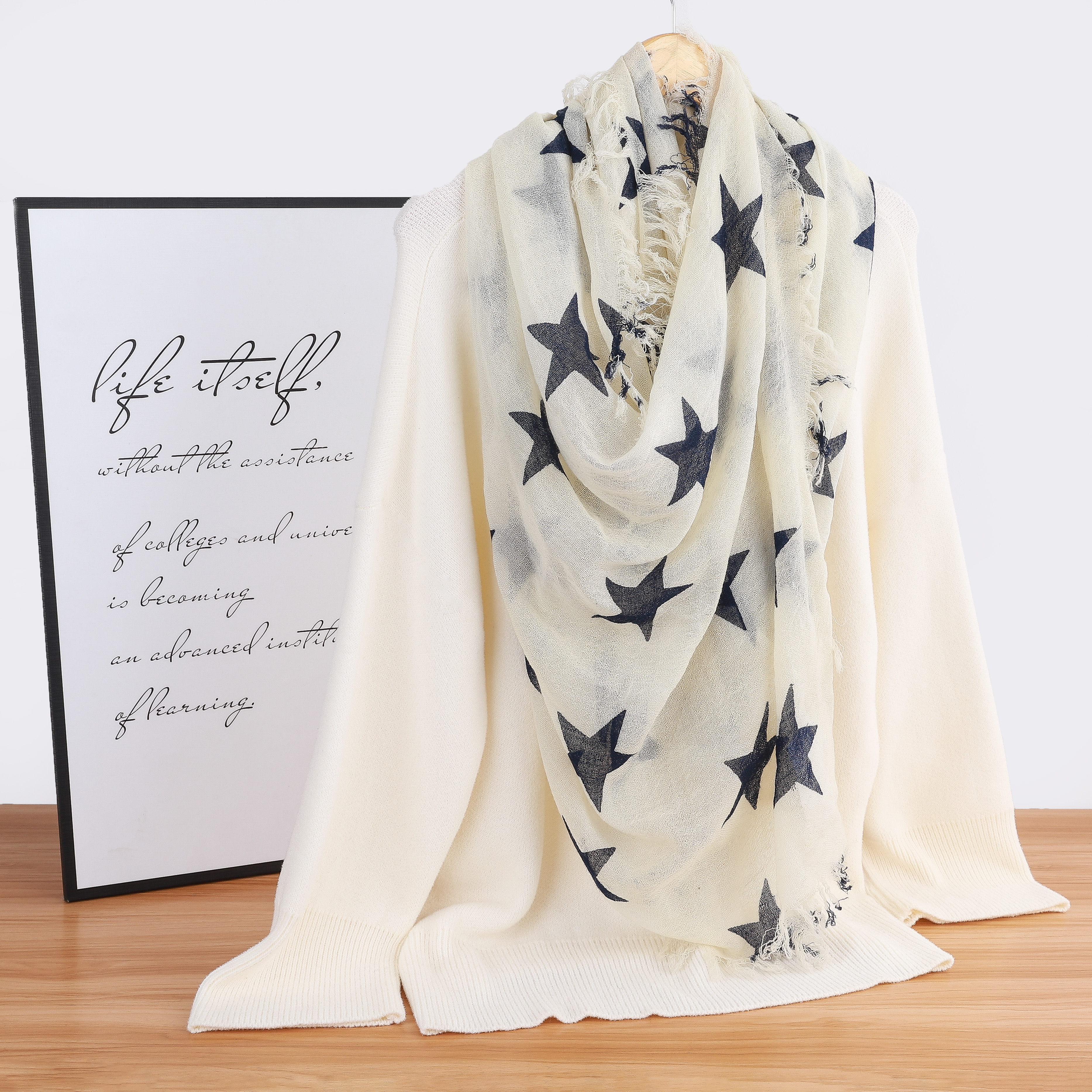 Wool scarf shawl pashmina