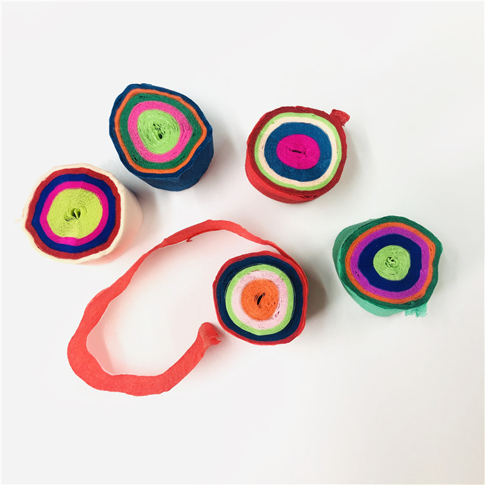 colorful tissue paper confetti