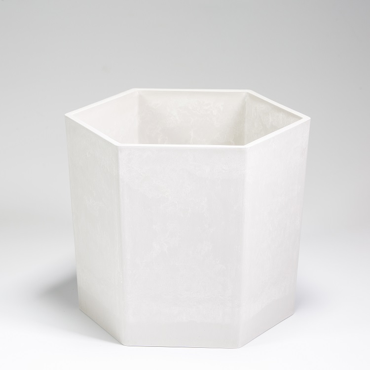 Recycled Plastic Corner Indoor Planter Garden Pot