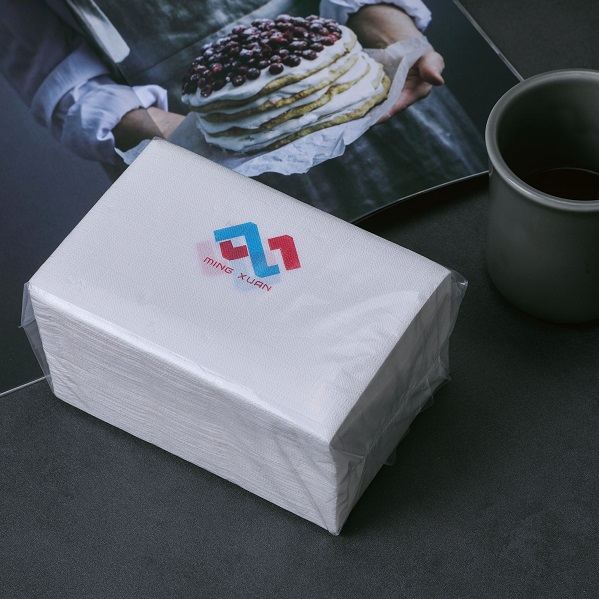 Logo printed 21*16 CM 2 Plys Interfold Napkin