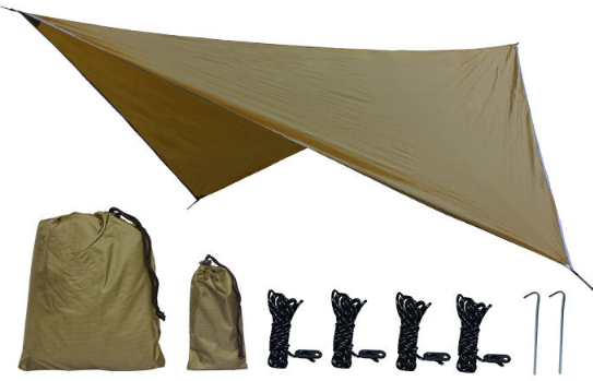 Folding camping hammock flysheet beach shade Portable Beach Shade,Sun Shelter,Canopy Sail Tent,Large Sunshade Includes Carrying Bag tent sun shelter
