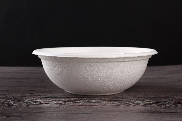 Sugarcane bagasse pulp salad bowl/soup bowl