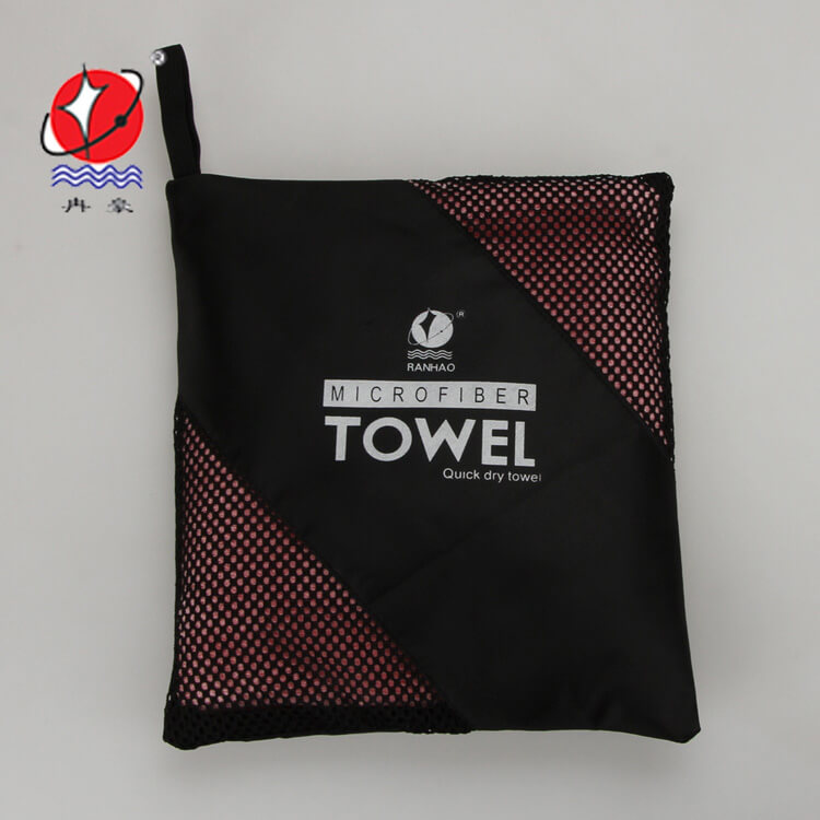 Professional manufacture RH-ST0033 microfiber towel customized logo sport towel