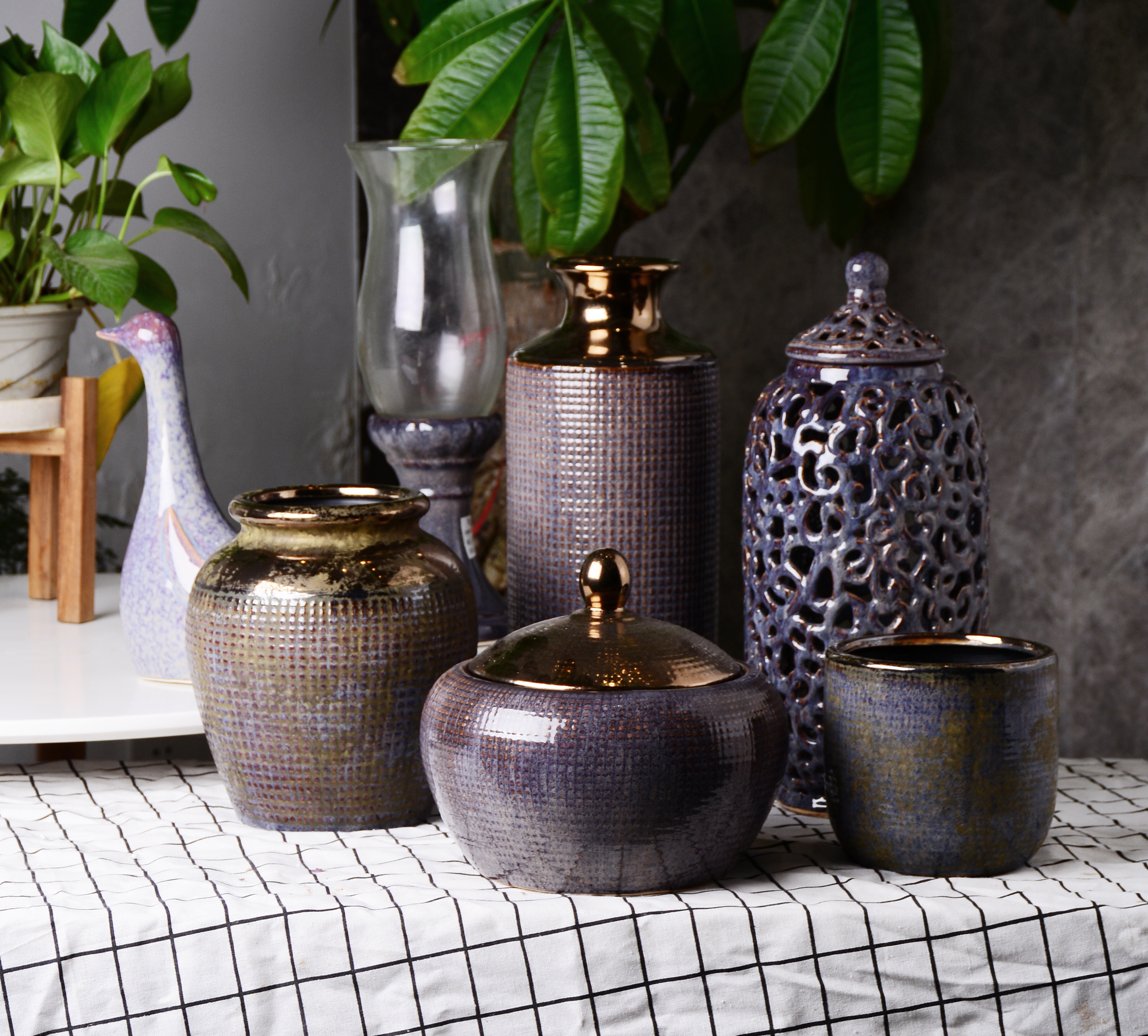 Ceramic Home Decoration ,pot,vase ,candle Holder
