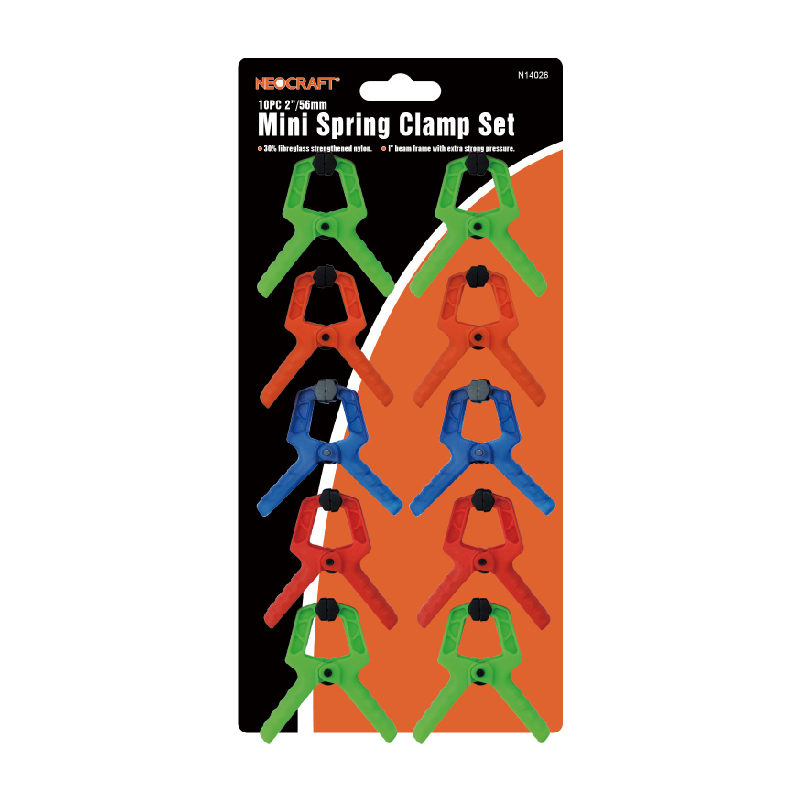 10pcs Mini spring clamp set