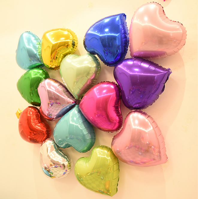 2020 Canton Fair Hot Sale Heart Shape Foil Balloon Mylar Balloon