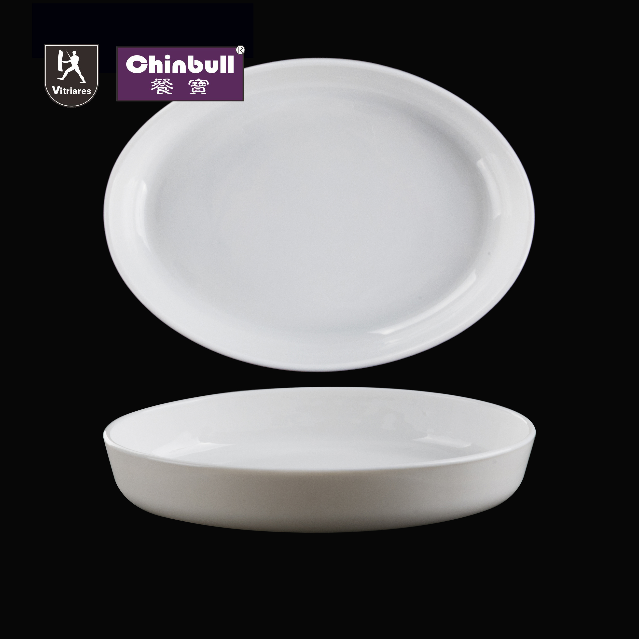 Oval dish(opal glassware）