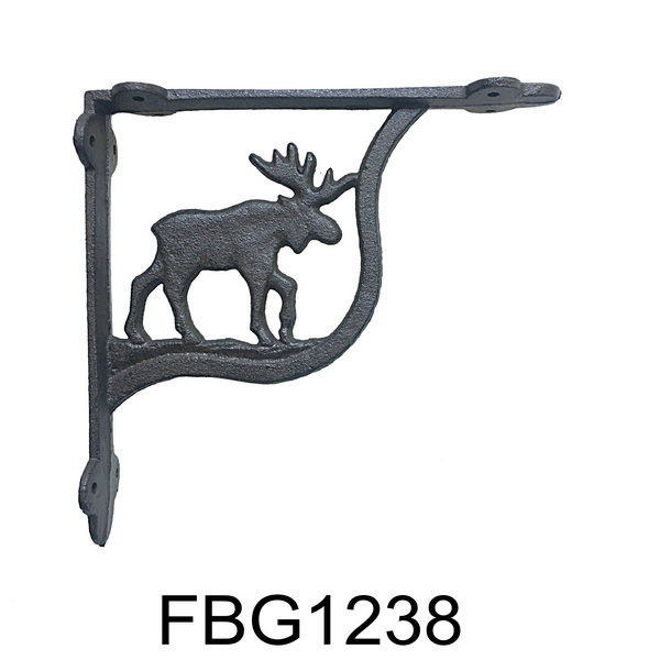 Cast iron deer bracket