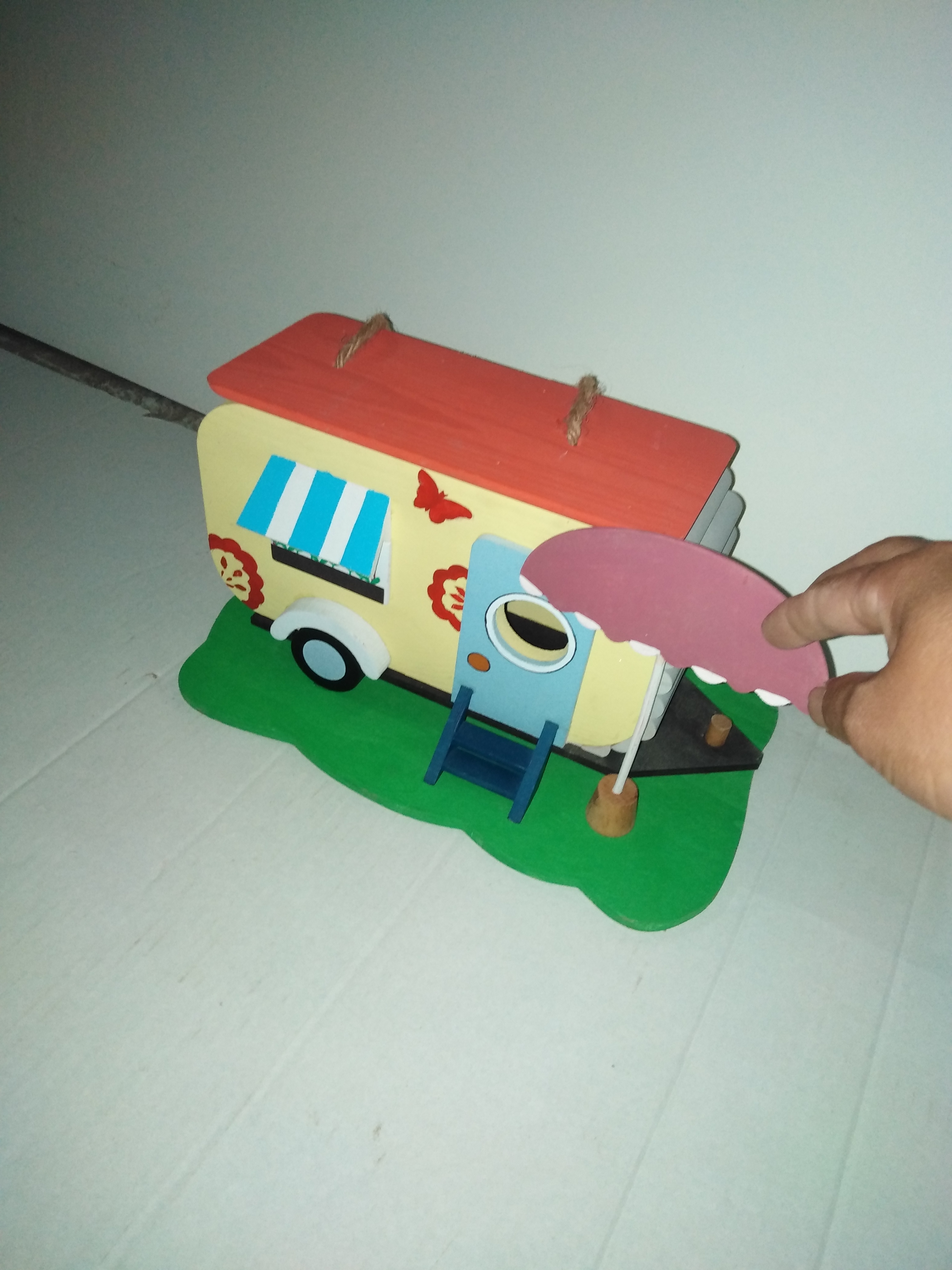 color bird house