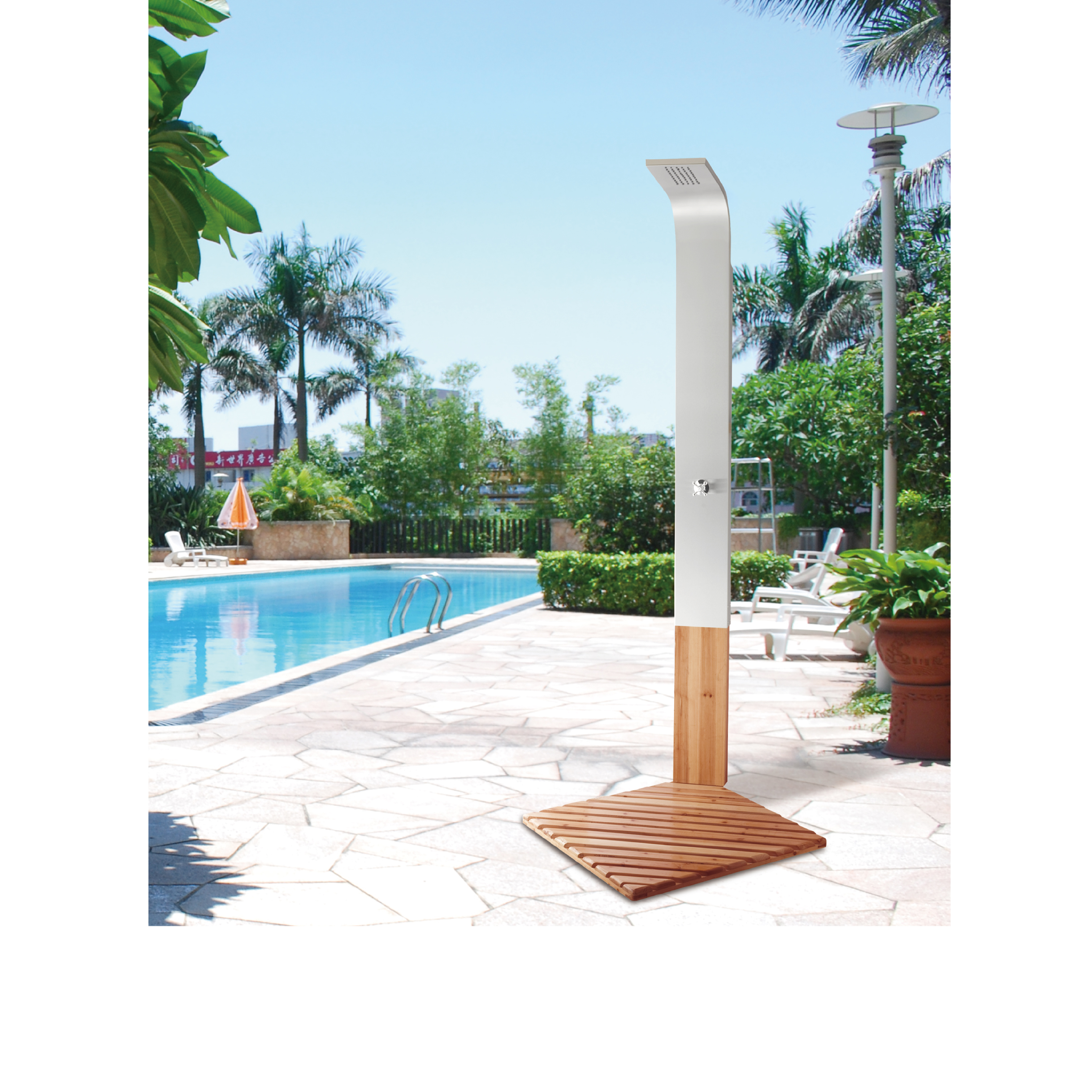 outdoor shower panel