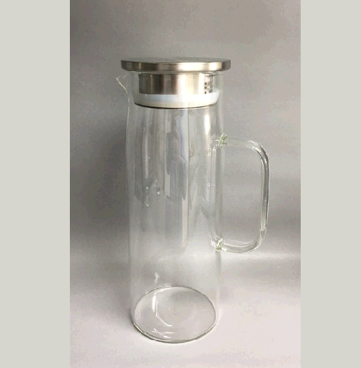 Borosilicate Carafe with S/S Lid and Handle