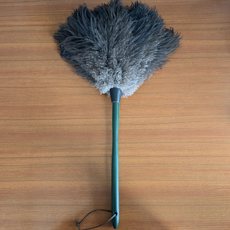 Black ostrich feather duster