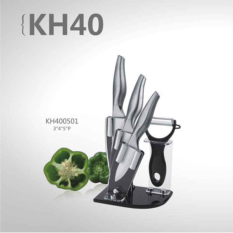 Ceramic knife block set