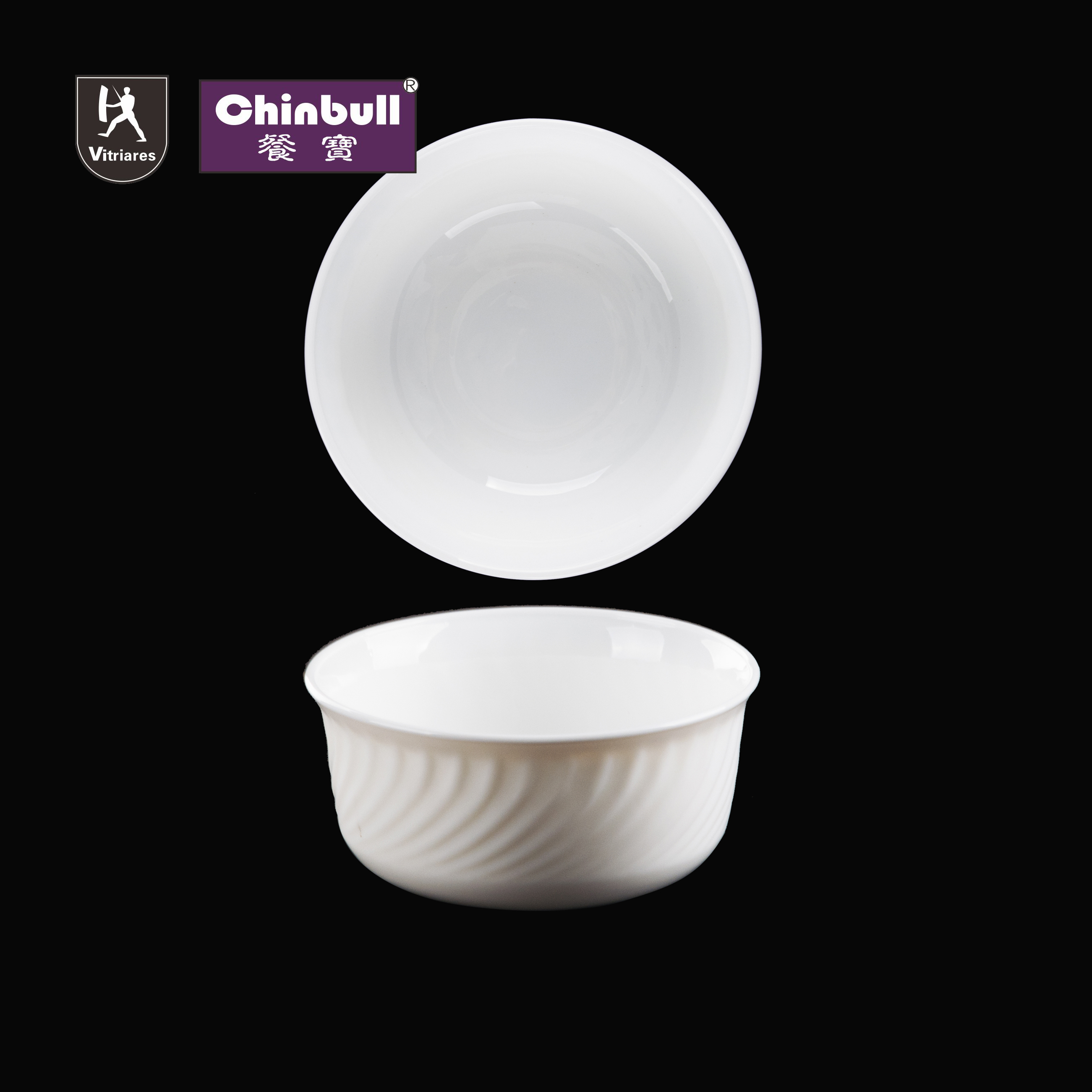 Salad bowl(opal glassware）