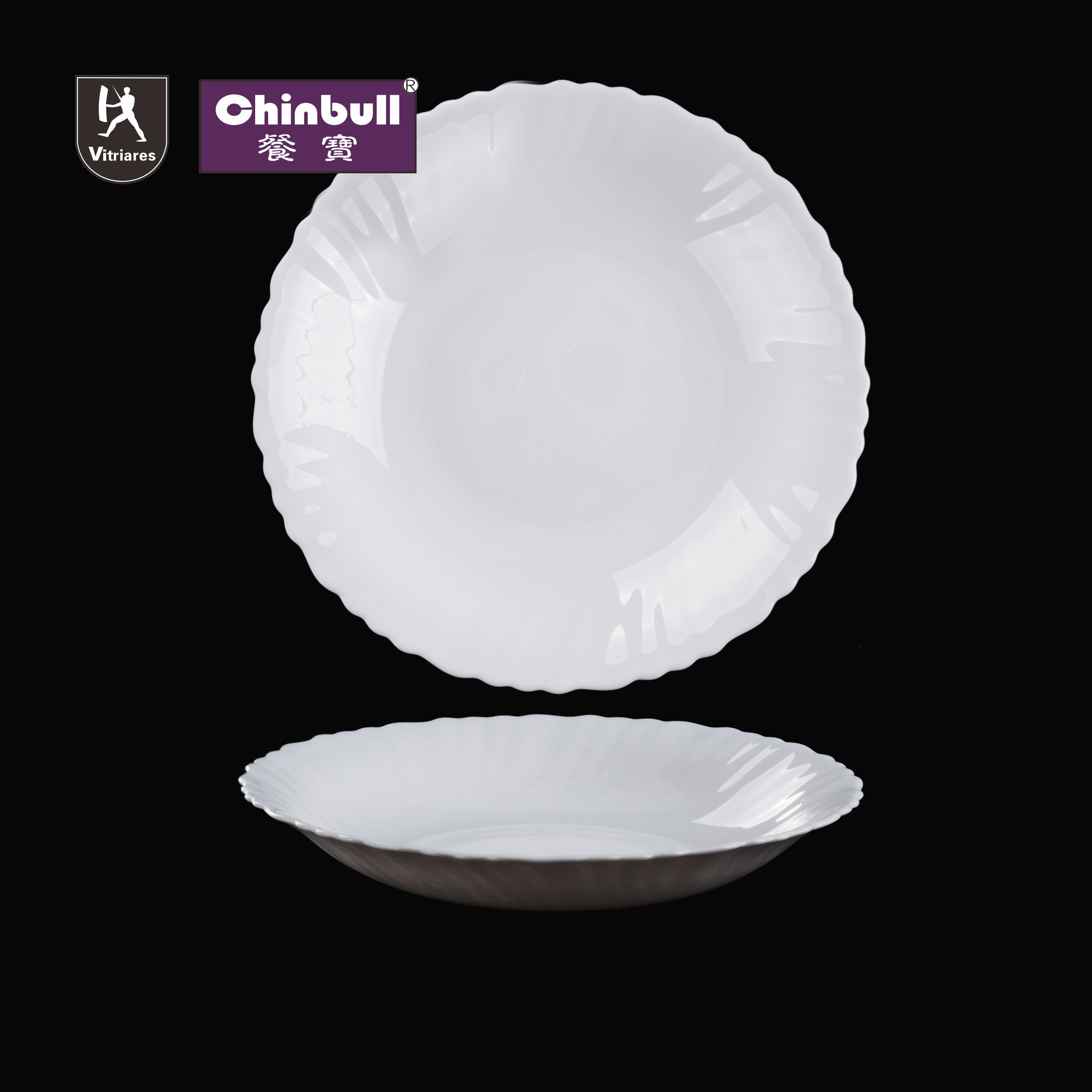 Soup plate(opal glassware）