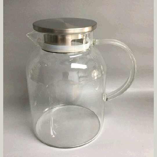 Borosilicate Carafe with S/S Lid and Handle