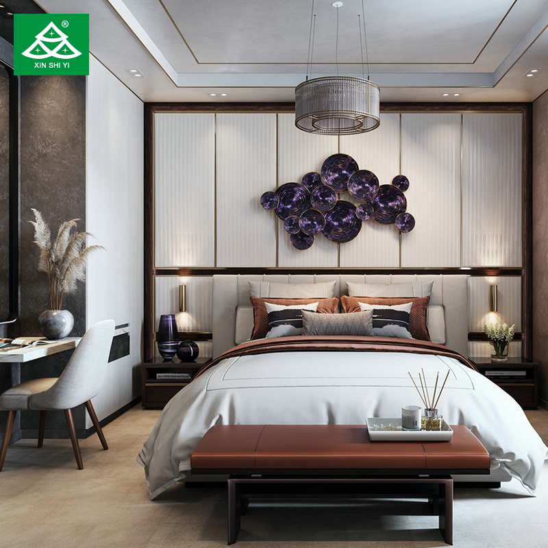 Modern Custom Hotel Bedroom Furniture Livingroom Leisure Sofa Villa Furniture