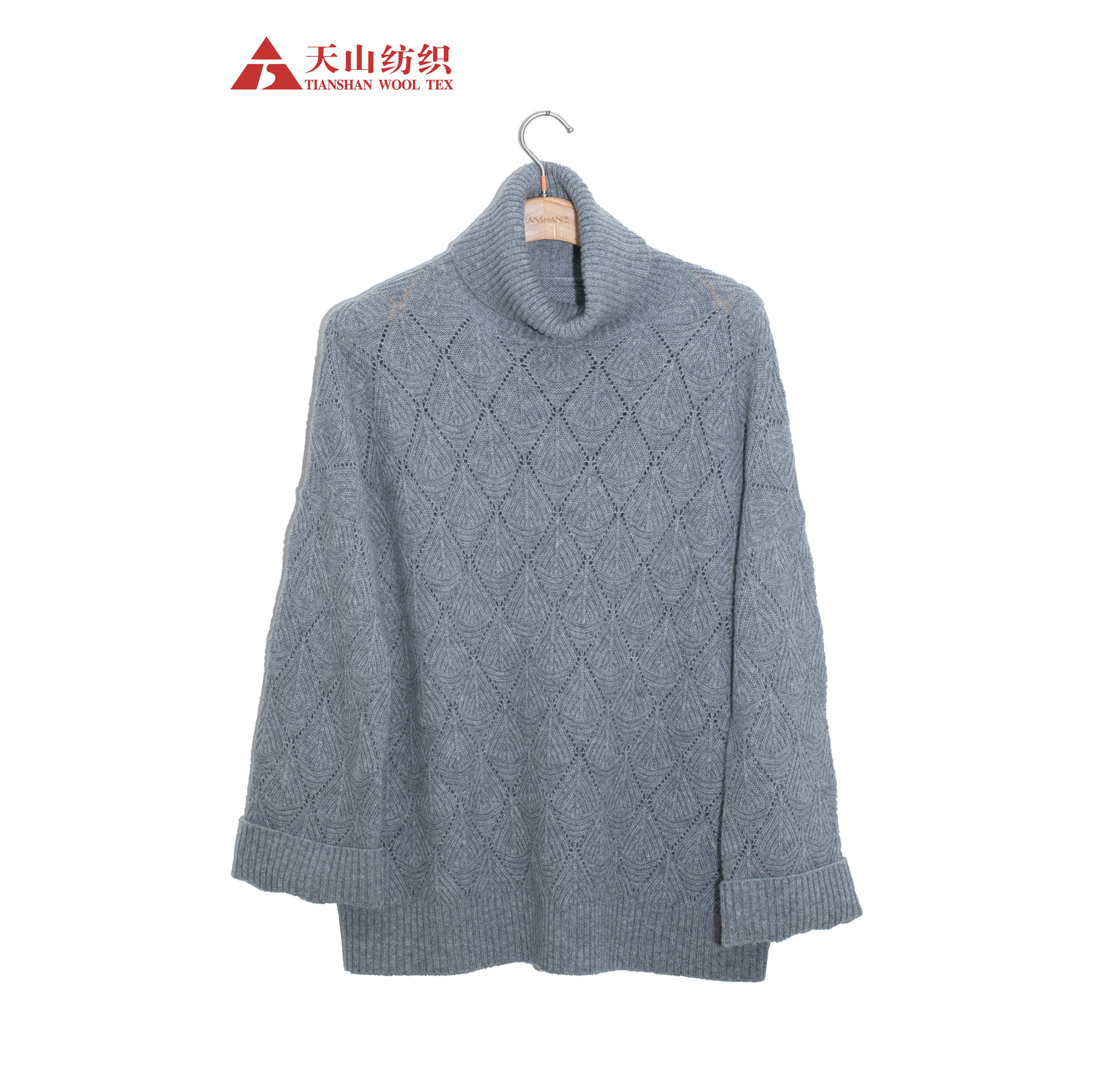 100% Cashmere Lady's Turtle Neck Sweater