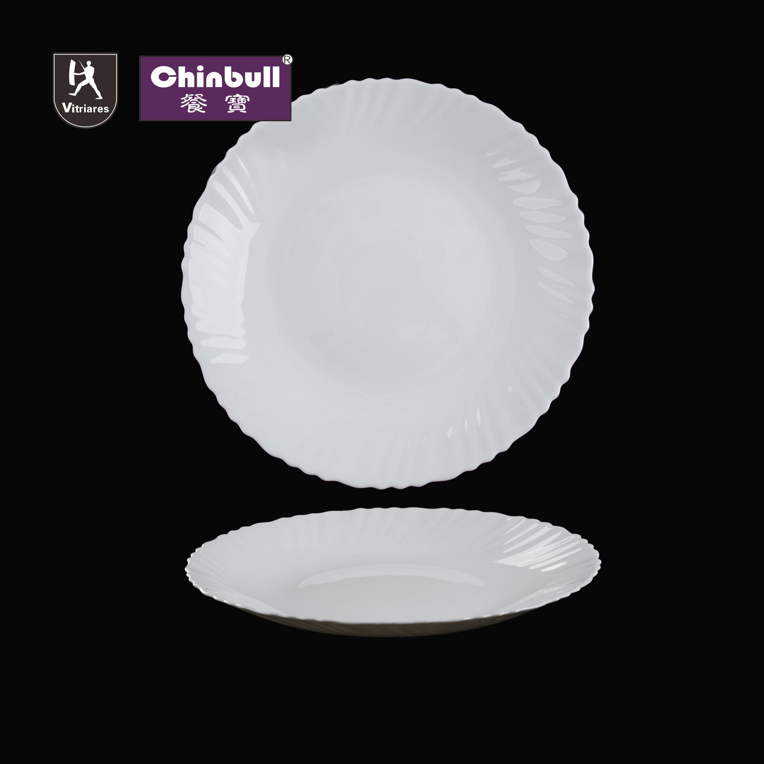 Plate (opal glassware）