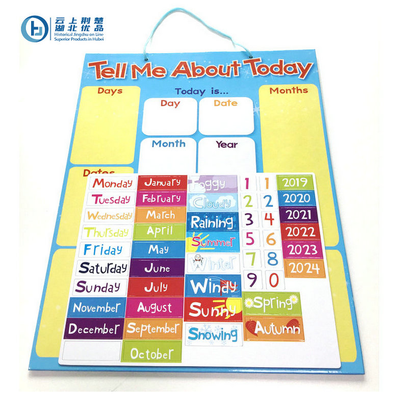Tell me about today magnetic calendar learning board