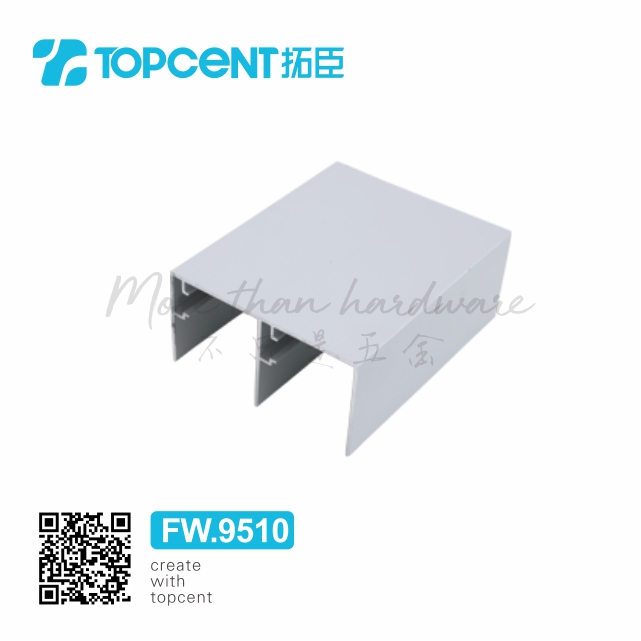 【TOPCENT】FW.9510 furniture fittings cabinet cupboard wooden nylon sliding doors roller glide