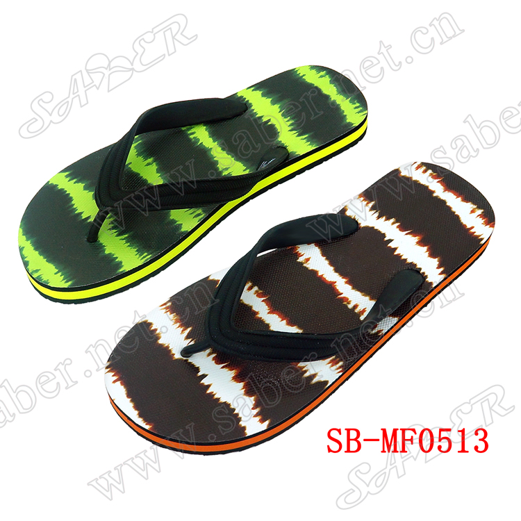 Fashion Flat Beach Pvc Man Custom Flip Flop