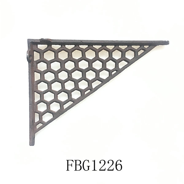 Cast iron honeycomb bracket