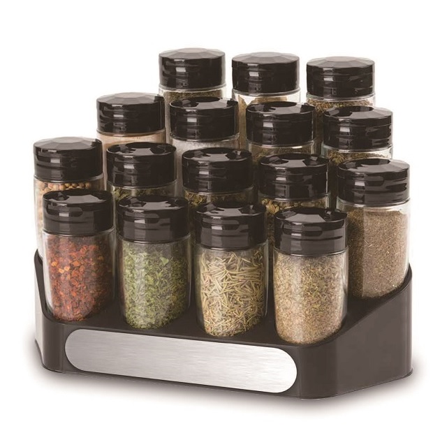 16 jar spice rack set