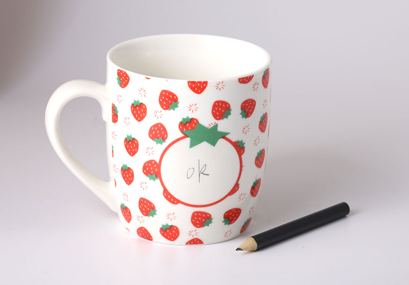 ZHD1903-H6pencil mug catoon designs pencil mug 350cc milk mug