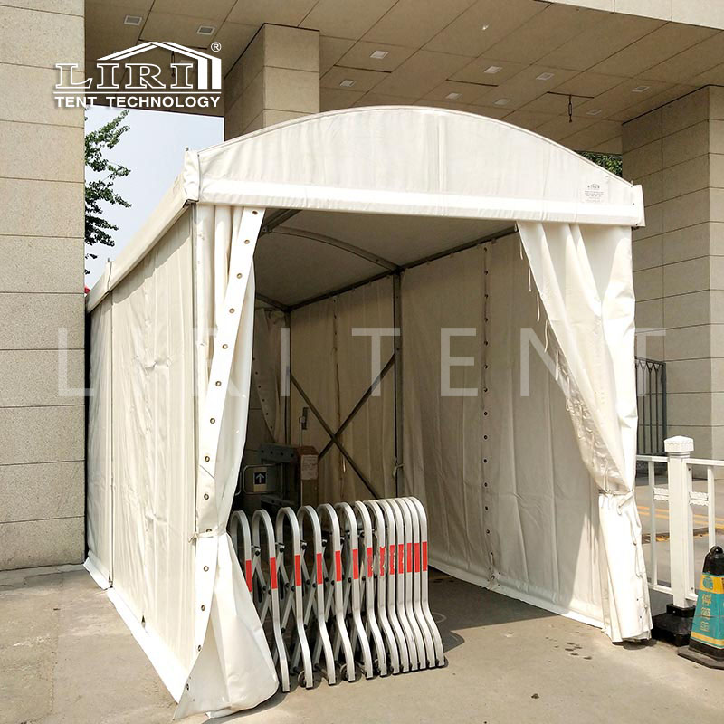 Security tent, arc security tents, passageway tent