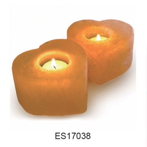 Himalayan salt candle holder
