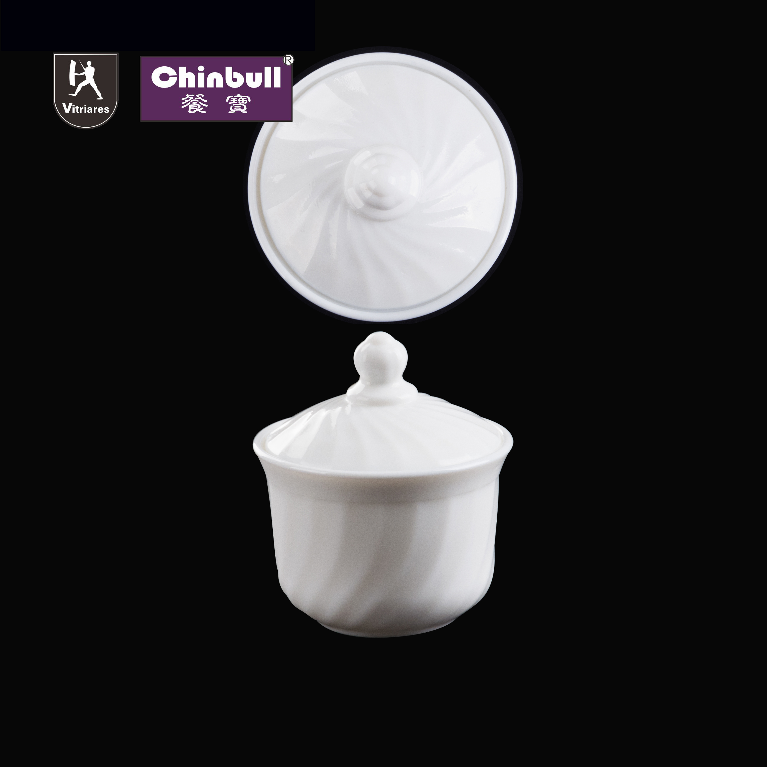 Sugar Pot(opal glassware）