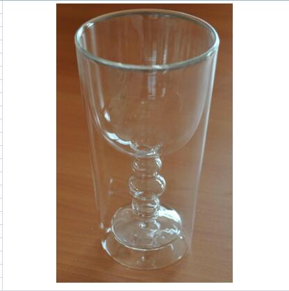 Cute Design High borosilicate double wall champagne cup EU standard