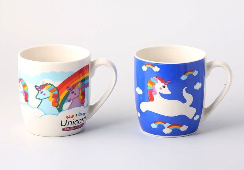 ZH1943-H6 catoon designs pencil mug 350cc milk mug