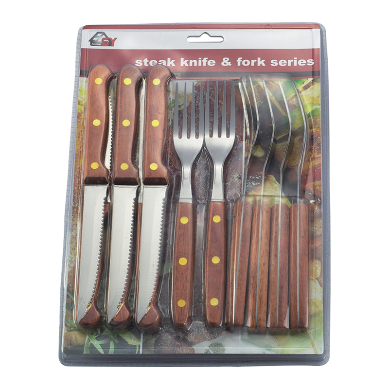 12pc Steak Knife And Fork Set