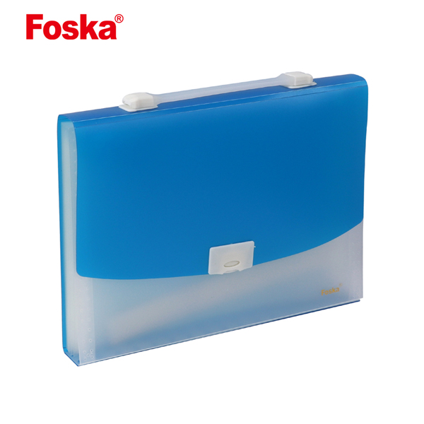 A4 13 Layers Transparent Color Expanding File Bag