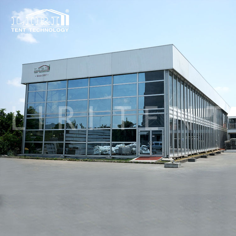 Double decker tent, Glass Double decker tent, double layer tent, double storey tent