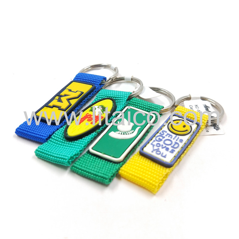 Fashion lanyard metal keychain
