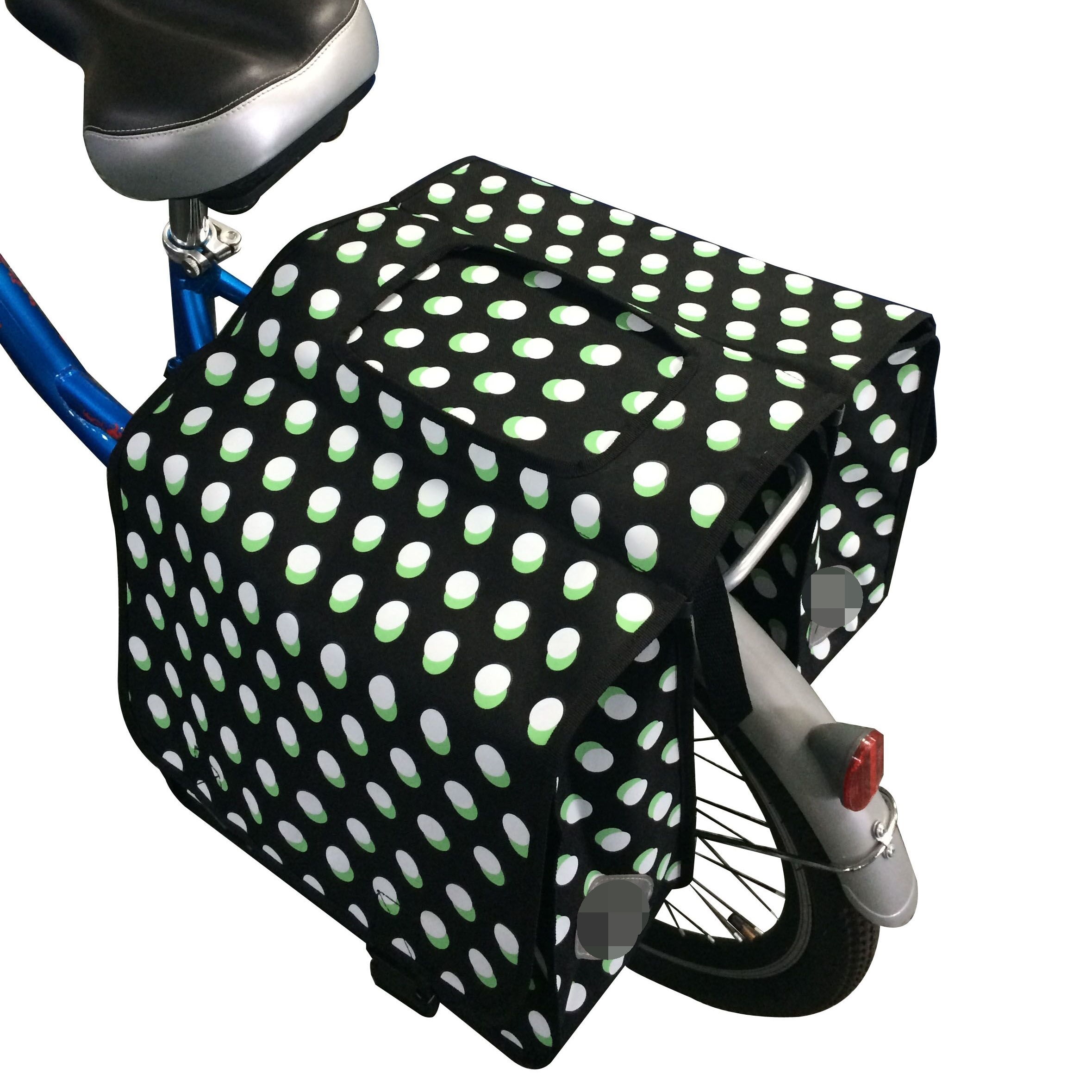 Double Size Pannier Bike Bags Waterproof canvas bag