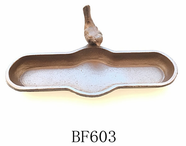 Cast iron decorative antique bird feeder