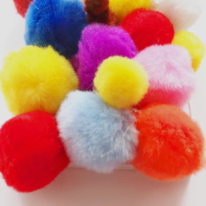 Colorful pompom balls/DIY Pompon/Pom pom balls/Pompom decoration/Pompom