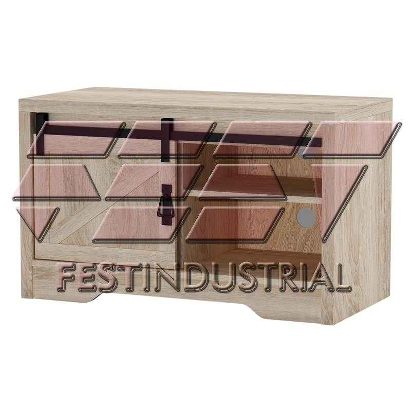 Coffee table with Barn door