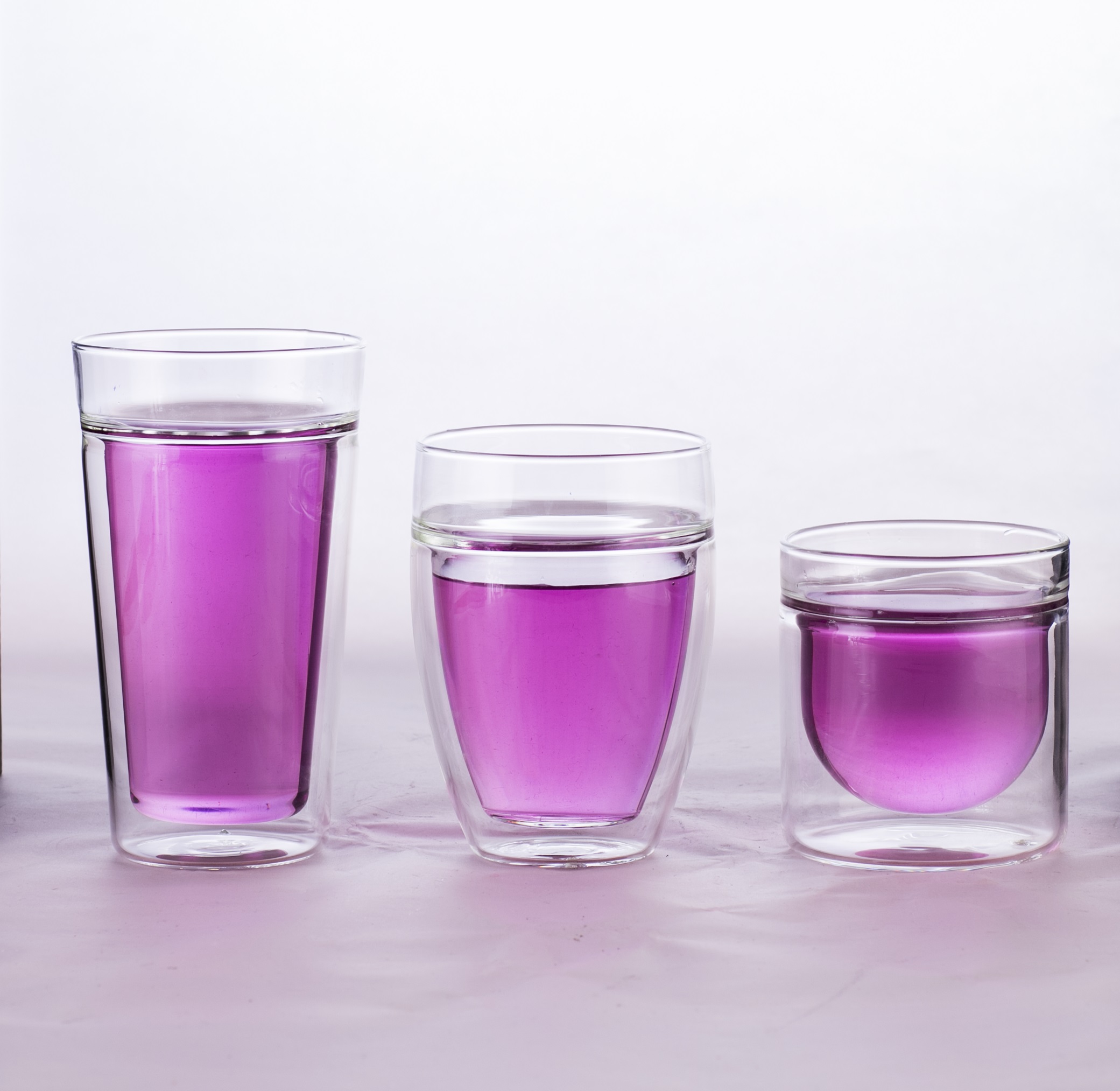 Hot selling high borosilicate double wall glass coffee mug for home using EU standard