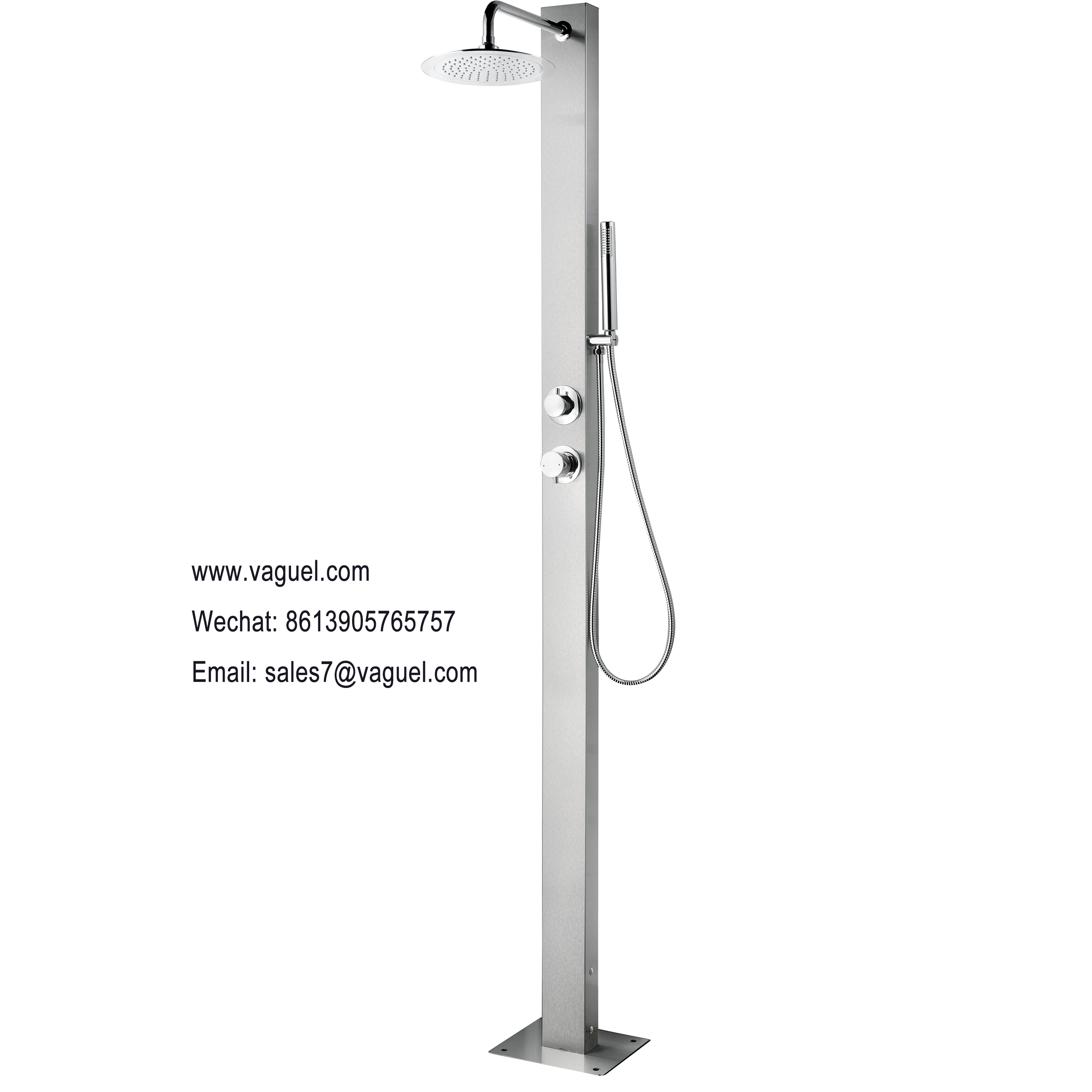 outdoor shower panel